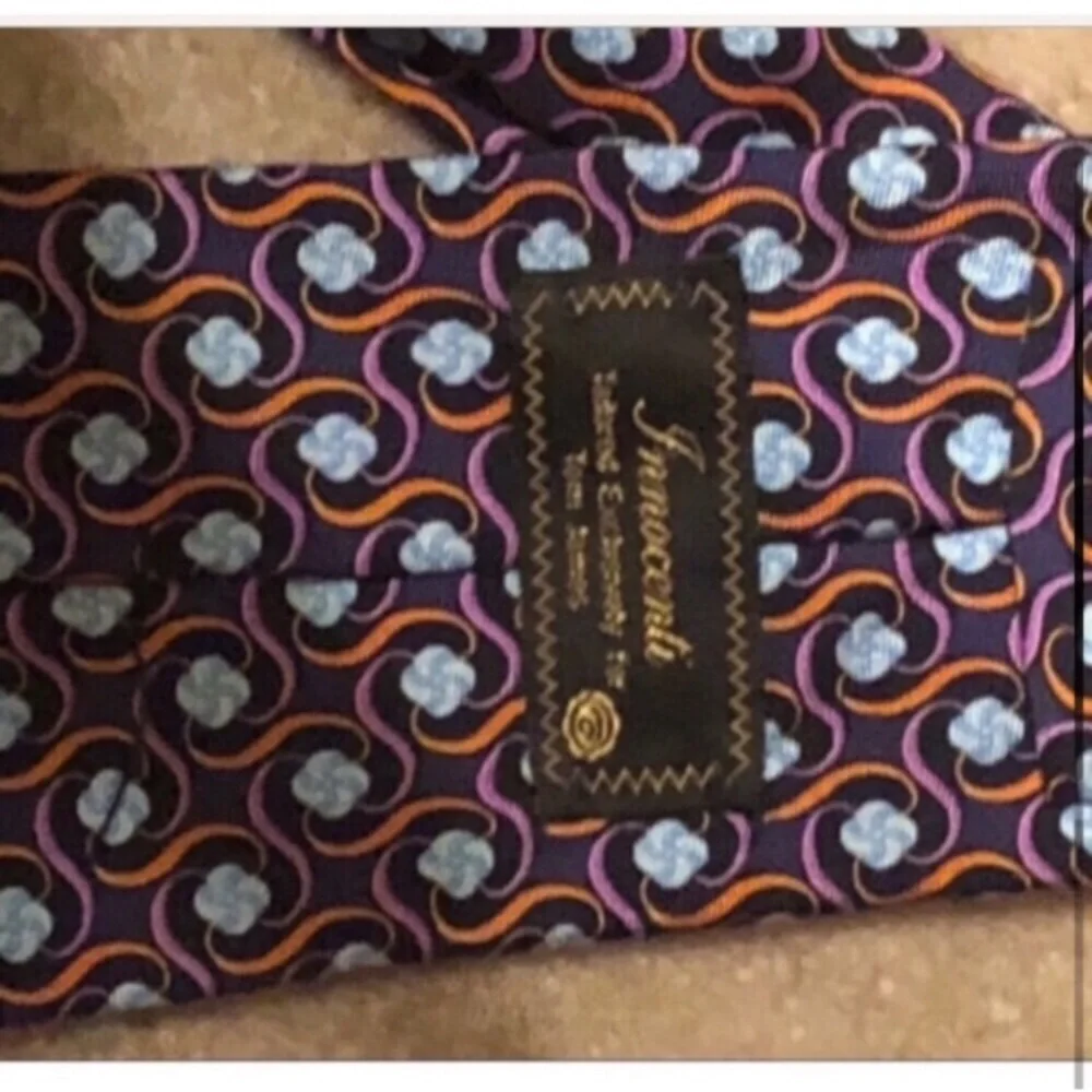 Innocenti for Tom James Tie 100% silk